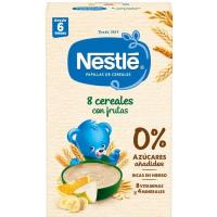 Papilla 8 cereales con frutas NESTLÉ, caja 475 g