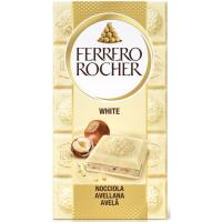Xocolate blanc rocher FERRERO, tauleta 90 g