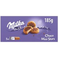 Estrelles xocolata minis MILKA, tauleta 185 g