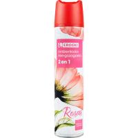 Ambientador de roses EROSKI, spray 300 ml