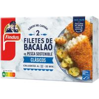 Filetes de bacalao empanado MSC FINDUS, caja  200 g
