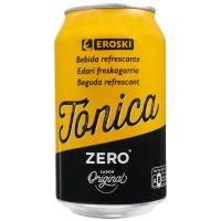 Tònica Zero EROSKI, lata 33 cl