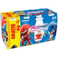Actimel sabor fresa DANONE, pack 6x100 g