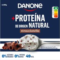 Proteína de origen natura stracciatella DANONE, pack 4x105 g