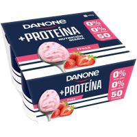 Yogur con proteina y fresa DANONE, pack 4x105 g