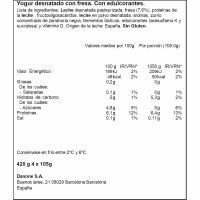 Comprar Yogur con mermelada de fresa original danone cristal pack