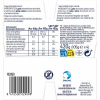 Danone proteina natural DANONE, pack 4x105 g Danone proteina natural DANONE, pack 4x105 g