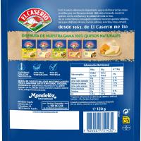 Queso rallado 3 quesos EL CASERIO, bolsa 120 g