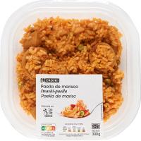 Paella de marisco EROSKI, bandeja 300 g