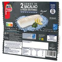 Lomos de bacalao natural MSC FINDUS, caja 240 g