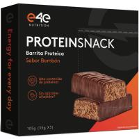 Barreta proteica sabor bombó xoco negre edulcorant E4E, 105 g