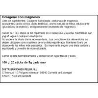 Col·lagen c/ MAGNOsi sabor maduixa A. M LAJUSTICIA, caixa 20 sticks