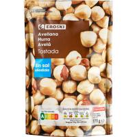 Avellana tostada EROSKI, bolsa 175 g