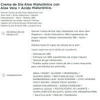 Crema de día aloe + ácido hialurónico SKIN ACTIVE, tarro 30 ml