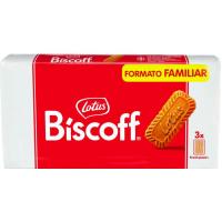 Galleta caramelizada Biscoff LOTUS, pack 3x125 g