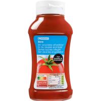 Ketchup zero azúcares EROSKI, bote 530 g