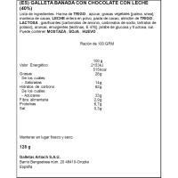 Filipins de xocolata llet ARTIACH, paquet 93+35 g