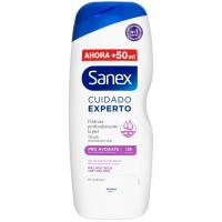 Gel de ducha cuidado experto SANEX PRO HIDRATE, bote 600 ml