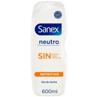 Gel de dutxa zero pell seca SANEX, pot 600 ml