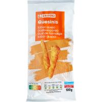 Aperitiu quesinis sabor formatge EROSKI, bossa 100 g