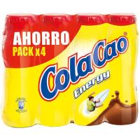 Batut de cacau COLACAO ENEREGY, pack 4x188 ml