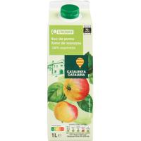 Zumo exprimido de manzana origen Cataluña EROSKI, 1 litro