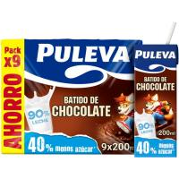 Batut de cacau PULEVA, pack 9x200 ml