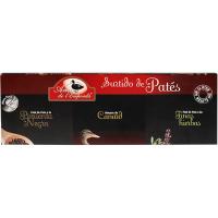 Assortit de Patés ANEC DE L`EMPORDA, blister 240 g