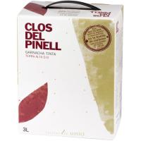 Vino tinto D.O. Terra Alta bag in box CLOS DEL PINELL 3l