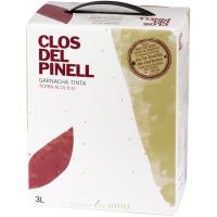 Vi negre D.O. Terra Alta bag in box CLOS DEL PINELL, ampolla 3 litres