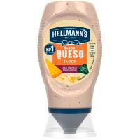 Salsa sabor queso HELLMANN'S, bocabajo 250 ml
