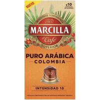 Café puro arábica Colombia comp. Nespresso MARCILLA, caja 10 uds