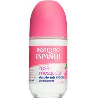 Desodorant rosa mosqueta INSTITUT ESPAÑOL, roll on 75 ml