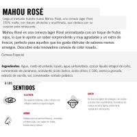 Cerveza MAHOU ROSE, lata 33 cl