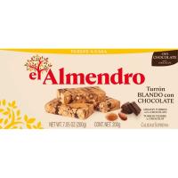 Turrón blando con chocolate EL ALMENDRO, caja 200 g