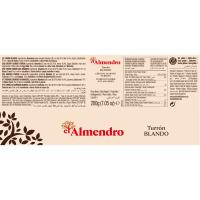 Turrón blando EL ALMENDRO, caja 200 g