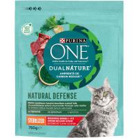 Alimento de buey gato esterilizado spirulina ONE, bolsa 750 g