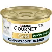 Delicias suculentas pescado del océano GOURMET, tarrina 85 g