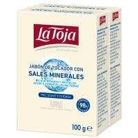 Sabó de tocador amb sals minerals LA TOJA, pastilla 2x100 g