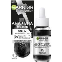 Serum anti-imperfeciones aha+bha+carbón PUREACTIVE, gotero 30 ml