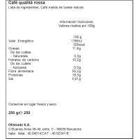 Café molido natural Qualita Rossa LAVAZZA, pack 2x250 g