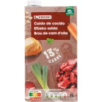 Brou 13% de carn d'olla EROSKI, 1 litre