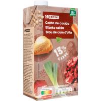 Brou 13% de carn d'olla EROSKI, 1 litre