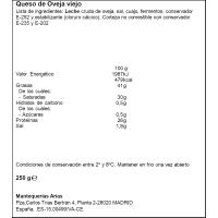 Formatge d`ovella reserva BOFFARD, cunya 250 g