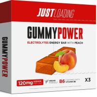 Barrita gummy electrolitos JUSTLOADING, pack 3x30 g