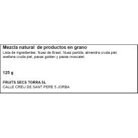 Cóctel de frutos secos Mix Nature TORRA, bolsa 125 g