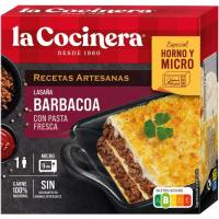 Lasaña a la barbacoa LA COCINERA, caja 280 g