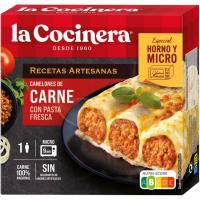Canelones de carne LA COCINERA, caja 280 g