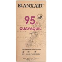 Xocolata negra ecològica 95% cacau origen Guayaquil, rajola 100 g