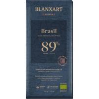 Xocolata negra ecològica 89% cacau origen Brasil, rajola 100 g